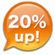 20%UP